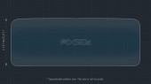 Protective glass Pixsel for dashboard MERCEDES BENZ S-CLASS - 15.4“ 2020 -