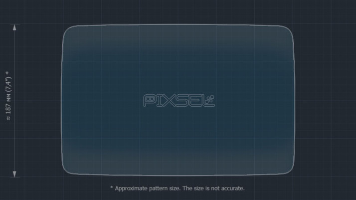 Protective glass Pixsel for rear monitor MERCEDES BENZ S-CLASS - 13.6“ 2020 -