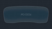 Protective glass Pixsel for dashboard HYUNDAI SANTA FE - 12.8“ 2020 - 2022