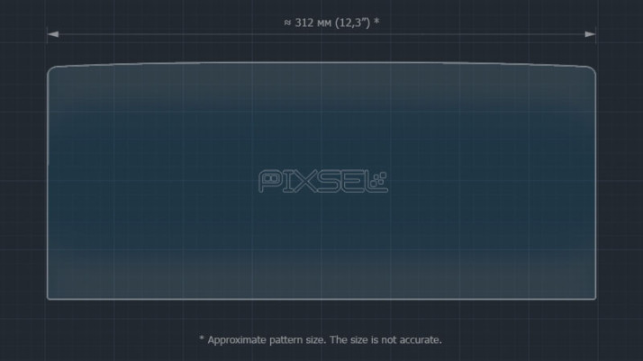 Protective glass Pixsel for monitor SKODA OCTAVIA - 13.4“ 2020 -