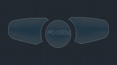Protective glass Pixsel for dashboard PORSCHE CAYENNE - 17.4“ 2017 - 2022