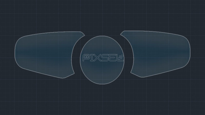 Protective glass Pixsel for dashboard PORSCHE CAYENNE - 17.4“ 2017 - 2022