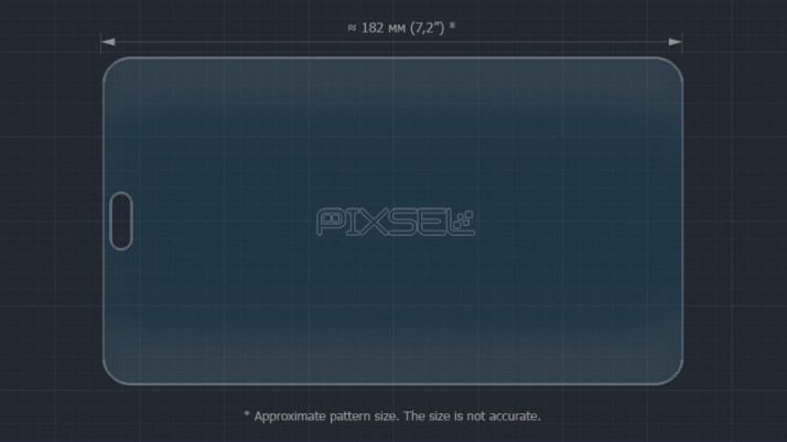 Protective glass Pixsel for rear tablet MERCEDES BENZ S-CLASS - 8.2“ 2020 -