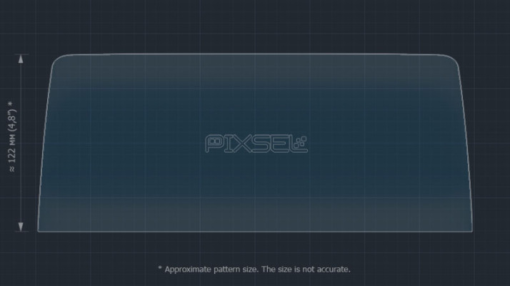 Protective glass Pixsel for monitor CHERY TIGGO 8 - 12.6“ 2018 -