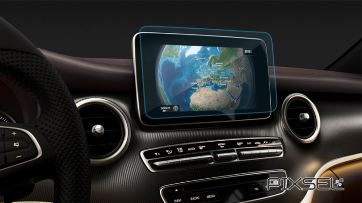Protective glass Pixsel for monitor MERCEDES BENZ GLC-CLASS - 11“ 2015 - 2018