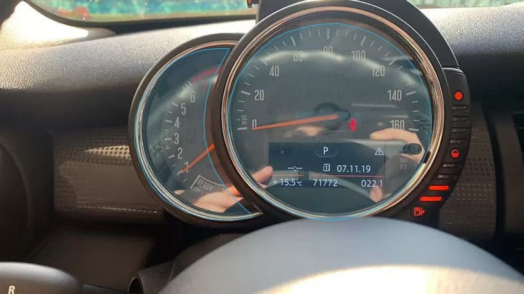 Ochronne szkło Pixsel na deskę rozdzielczą MINI COOPER - 7.6“ 2014 - 2019