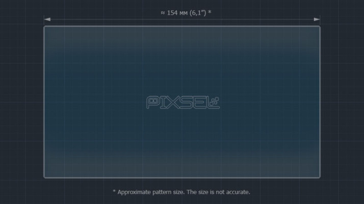 Protective glass Pixsel for monitor RENAULT DOKKER - 6.9“ 2019 -
