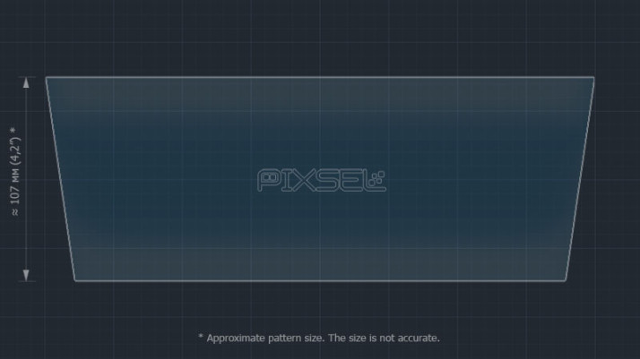 Protective glass Pixsel for monitor DS 7 - 12.1“ 2018 -