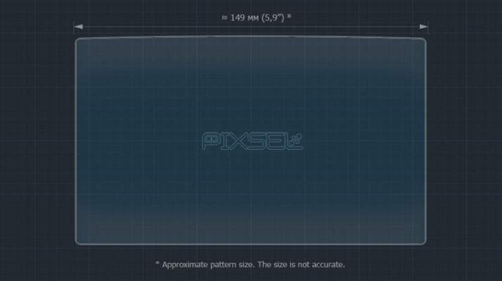 Protective glass Pixsel for monitor VOLVO V 40 - 6.8“ 2014 -
