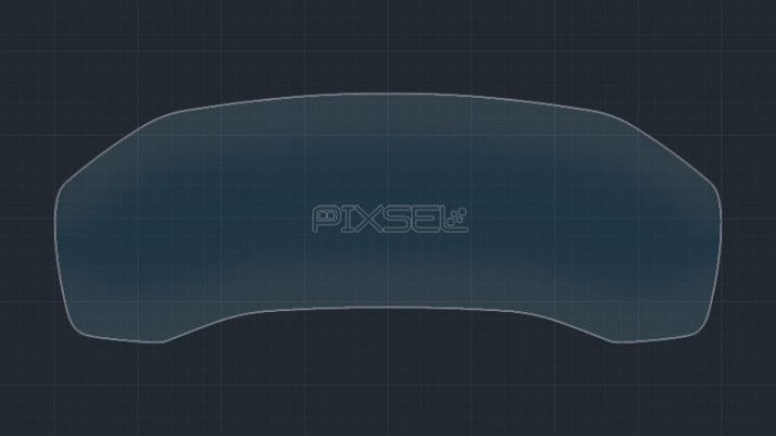 Protective glass Pixsel for dashboard BMW 8 / M8 - 14“ 2018 - (G14, G15, G16 / F91, F92, F93)