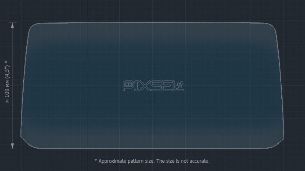 Ochronne szkło Pixsel na monitor MAZDA CX-5 - 9.9“ 2018 - 2019-2