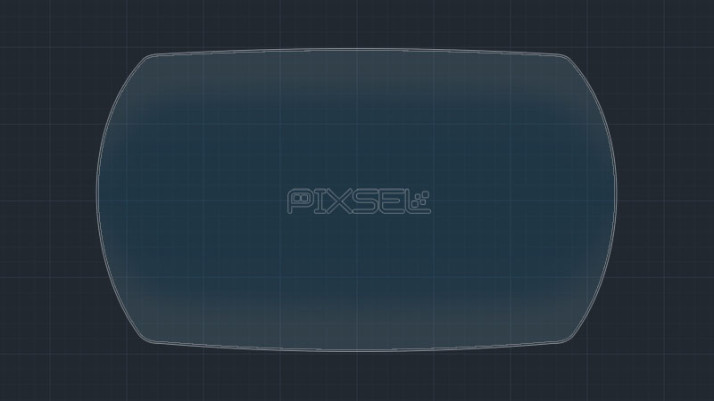 Protective glass Pixsel for dashboard DS 3 - 6.7“ 2018 -