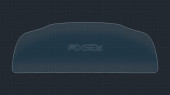 Protective glass Pixsel for dashboard DS 7 - 11.9“ 2018 -