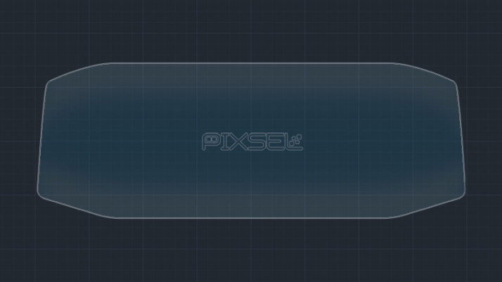 Protective glass Pixsel for dashboard SEAT ATECA - 9.9“ 2020 -