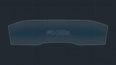Protective glass Pixsel for dashboard PEUGEOT 508 - 11.7“ 2018 -