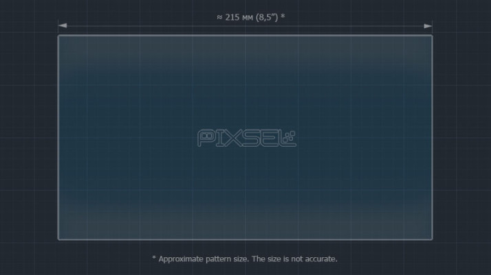 Protective glass Pixsel for monitor CITROEN C3 - 9.7“ 2016 -