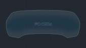 Protective glass Pixsel for dashboard BMW X7 - 14.2“ 2019 - 2022 (G07)
