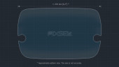 Protective glass Pixsel for monitor FIAT 500 - 9.6“ 2018 -
