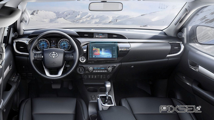 Protective glass Pixsel for monitor TOYOTA HILUX - 10“ 2016 - 2019