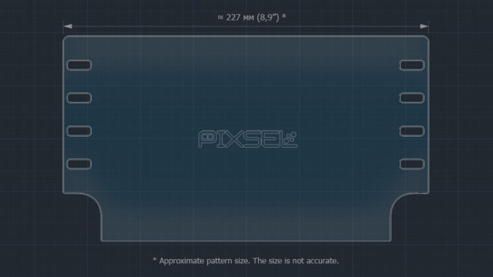 Protective glass Pixsel for monitor TOYOTA C-HR - 10.3“ 2019 - 2023