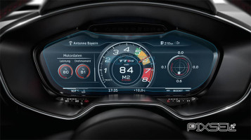 Protective glass Pixsel for dashboard AUDI TT - 11.8“ 2019 -