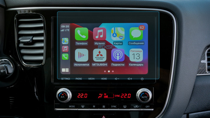 Protective glass Pixsel for monitor MITSUBISHI OUTLANDER - 9.5“ 2019 - 2021