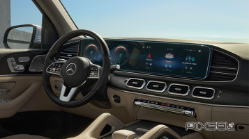 Protective glass Pixsel for dashboard MERCEDES BENZ GLE-CLASS - 28.5“ 2019 -