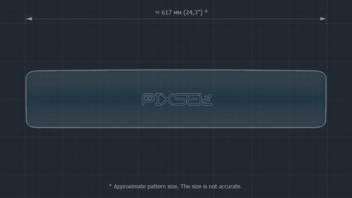 Protective glass Pixsel for dashboard MERCEDES BENZ GLB-CLASS - 24.7“ 2019 -