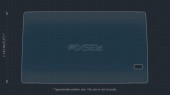 Protective glass Pixsel for monitor RENAULT ARKANA - 11.3“ 2019 -