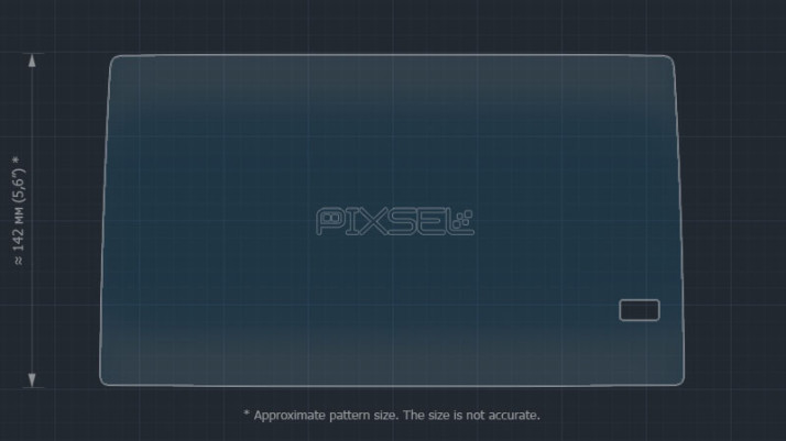 Protective glass Pixsel for monitor RENAULT ARKANA - 11.3“ 2019 -
