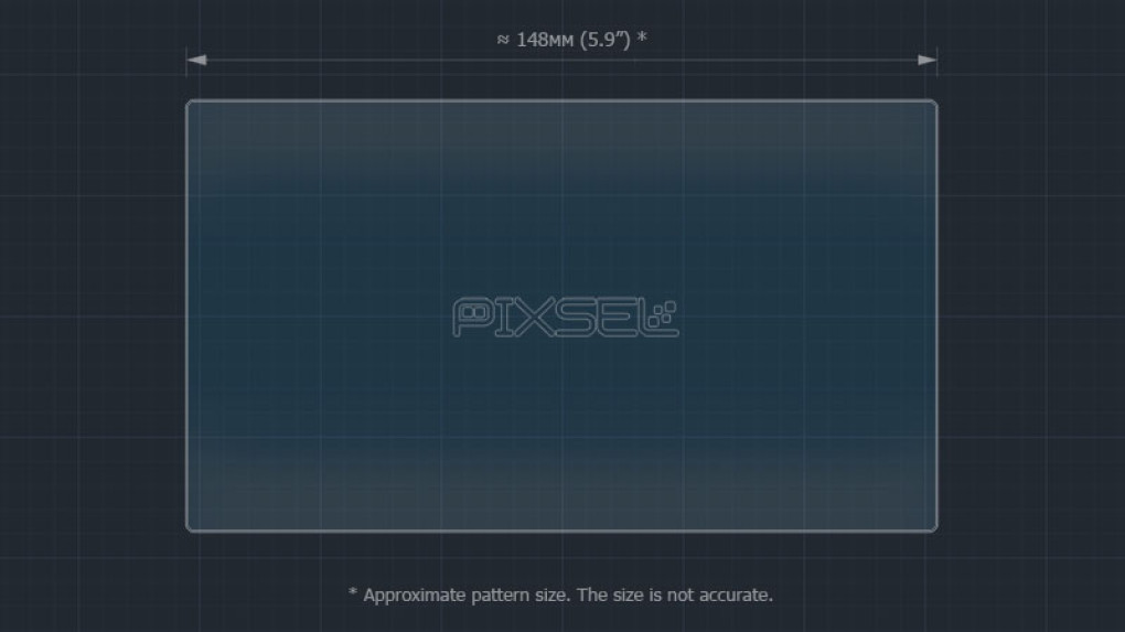 Защитное стекло Pixsel на монитор AUDI A4 / S4 / RS4 - 6.7“ 2012 - 2014-2