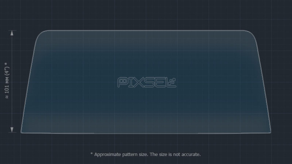 Ochronne szkło Pixsel na monitor MITSUBISHI ECLIPSE CROSS - 10.4“ 2018 - 2020-2