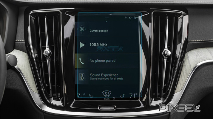 Protective glass Pixsel for monitor VOLVO S 60 - 8.9“ 2019 -