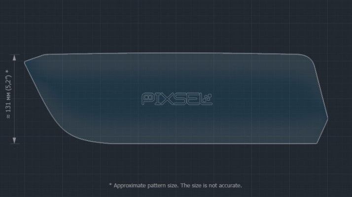 Protective glass Pixsel for monitor LEXUS ES - 17.9“ 2019 - 2021