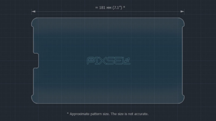Protective glass Pixsel for tablet BMW 7 - 8.2“ 2019 - 2022 (G11, G12)