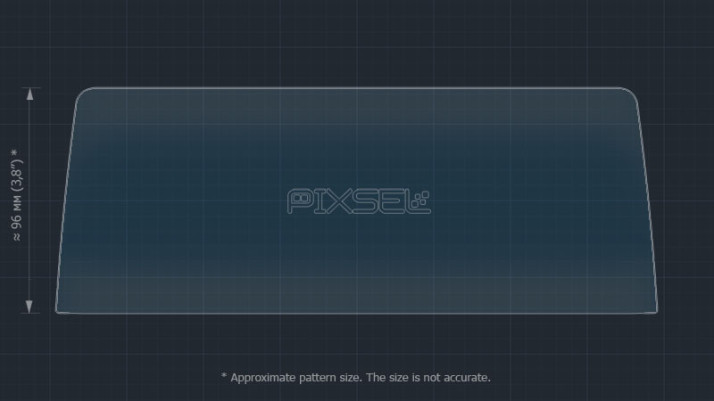 Protective glass Pixsel for monitor BMW 1 - 10.8“ 2015 - 2018 (F20, F21)