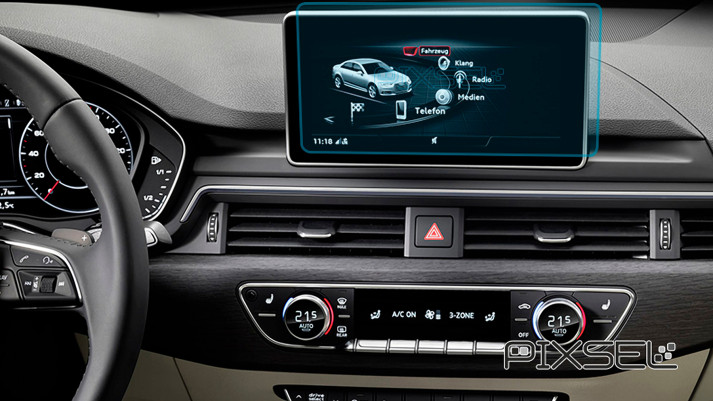 Ochronne szkło Pixsel na monitor AUDI A5 / S5 / RS5 - 9.7“ 2017 - 2020