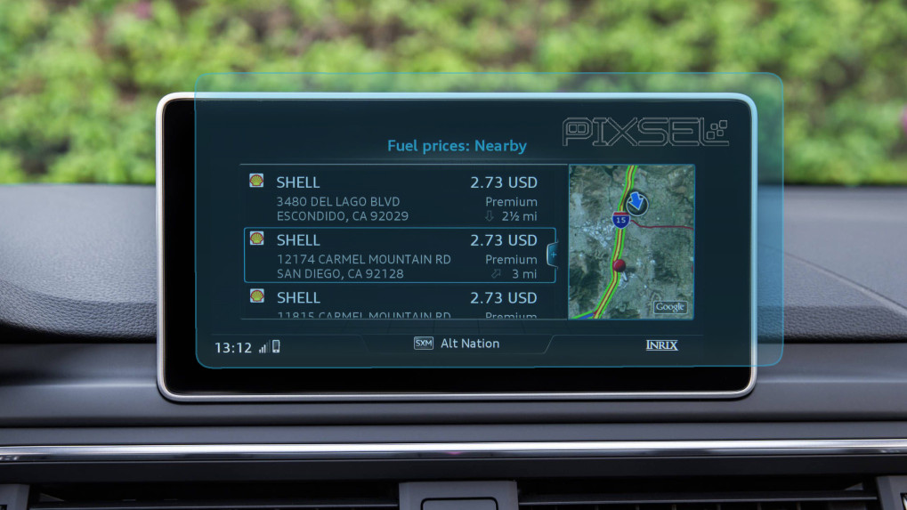 Ochronne szkło Pixsel na monitor AUDI A4 / S4 / RS4 - 9.7“ 2019 - 2020