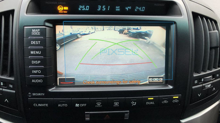 Protective glass Pixsel for monitor TOYOTA LAND CRUISER 200 - 8.1“ 2013 - 2016