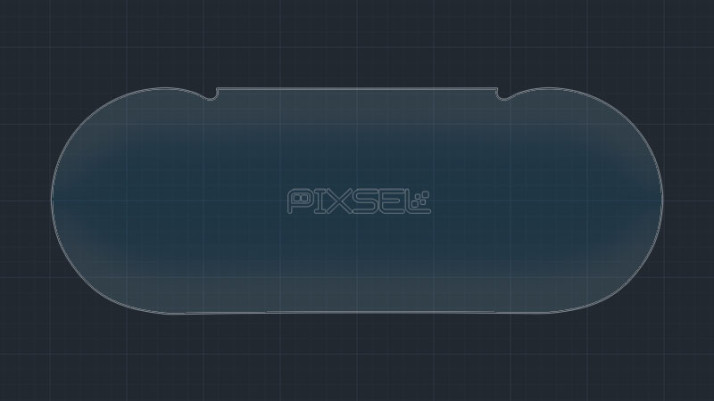 Protective glass Pixsel for dashboard MERCEDES BENZ GLC-CLASS - 12.1“ 2019 - 2022