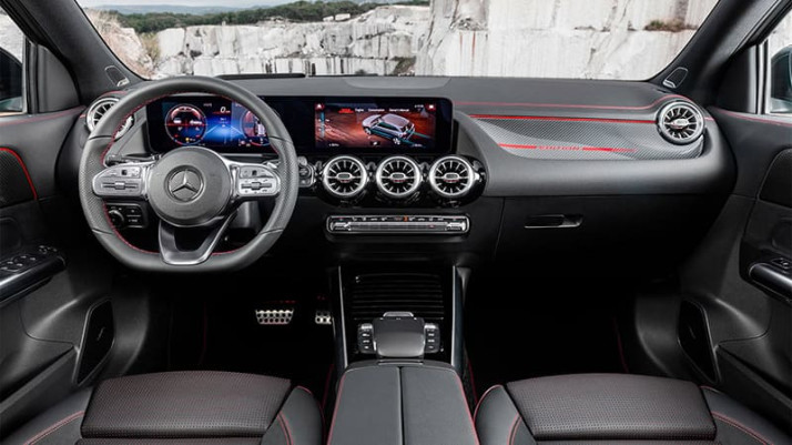 Protective glass Pixsel for dashboard MERCEDES BENZ GLA-CLASS - 24.7“ 2019 -