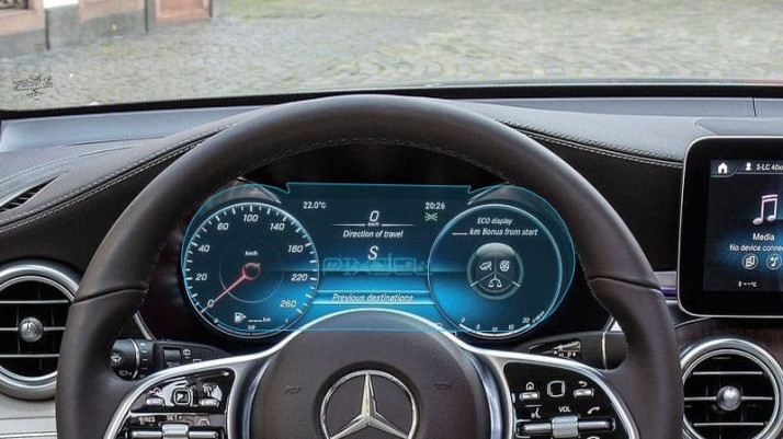 Protective glass Pixsel for dashboard MERCEDES BENZ C-CLASS - 12.1“ 2018 - 2020