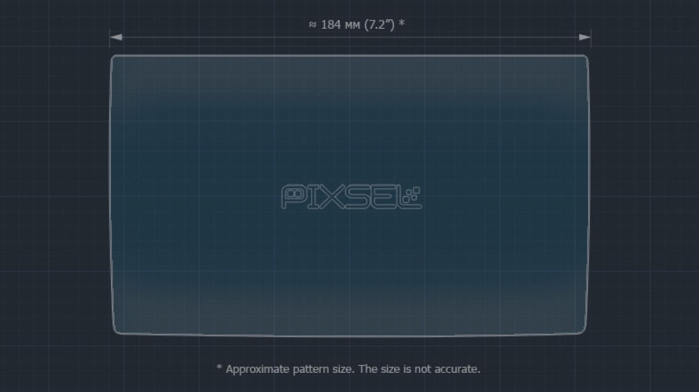 Protective glass Pixsel for dashboard BMW I3 - 8.3“ 2013 - 2016 (I01)-2