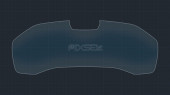 Protective glass Pixsel for dashboard with camera BMW 8 / M8 - 13.9“ 2018 - (G14, G15, G16 / F91, F92, F93)