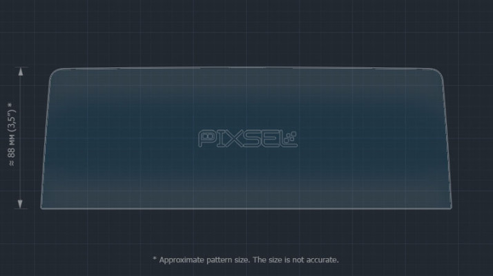 Protective glass Pixsel for monitor BMW 2 / M2 - 10.6“ 2014 - 2020 (F22, F23, F45, F46)