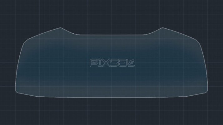 Protective glass Pixsel for dashboard AUDI Q8 / SQ8 / RSQ8 - 12“ 2018 - 2022