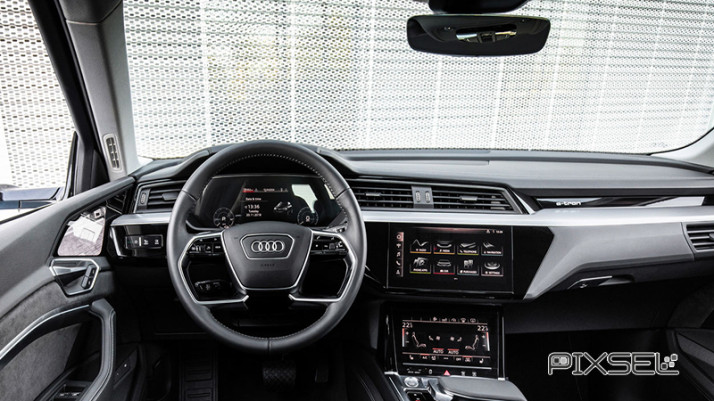 Protective glass Pixsel for dashboard AUDI E-TRON - 14.4“ 2019 -
