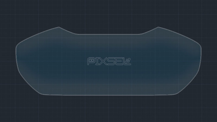 Захисне скло Pixsel на панель приладів AUDI A8 / S8 - 11.9“ 2023 -