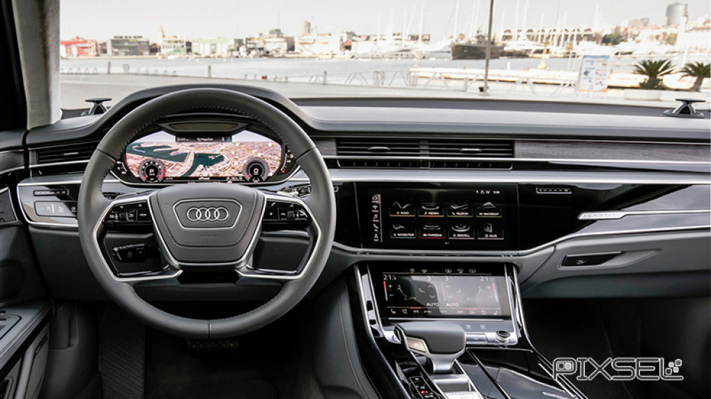 Захисне скло Pixsel на клімат AUDI A8 / S8 - 10.2“ 2018 - 2023-1