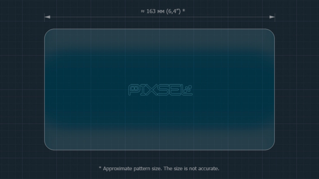 Защитное стекло Pixsel для заднего климат-контроля AUDI A8 / S8 - 7.3“ 2023 --2